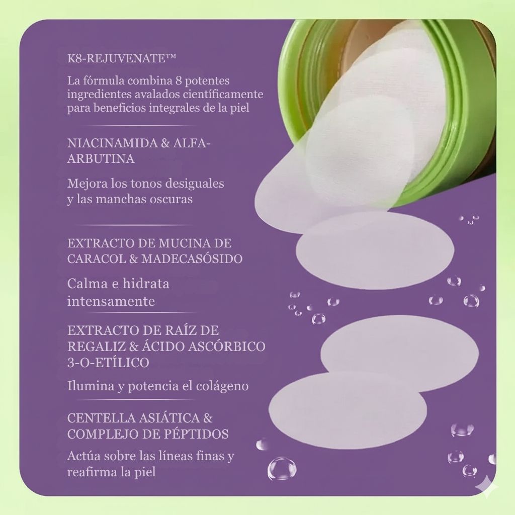 Pads Coreanos De Skincare Profesional (100 Unidades)
