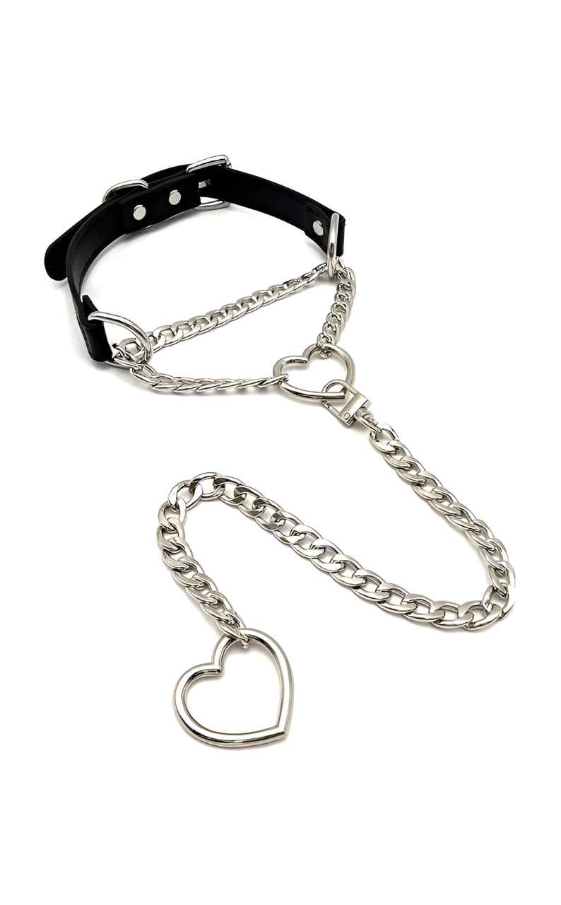 DolceCatene™ - Collar de Cuero con Cierre Giratorio