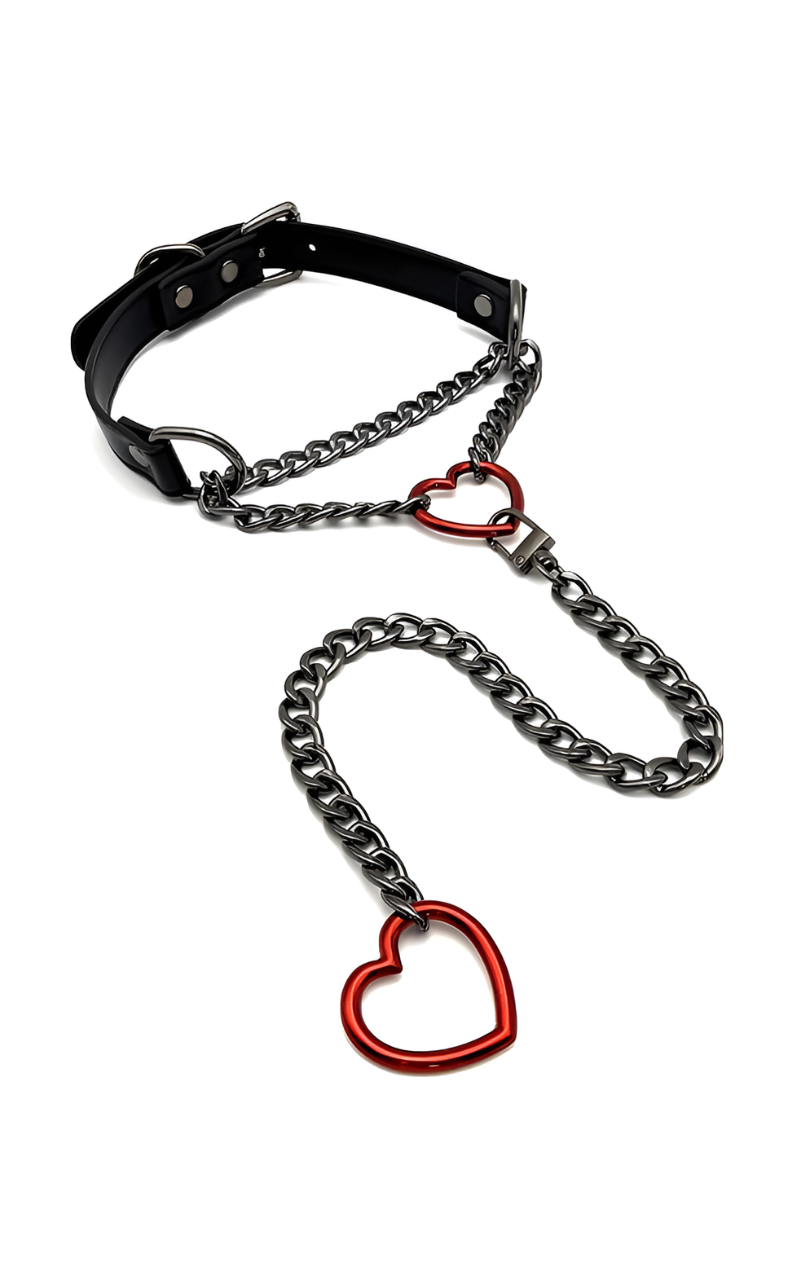 DolceCatene™ - Collar de Cuero con Cierre Giratorio