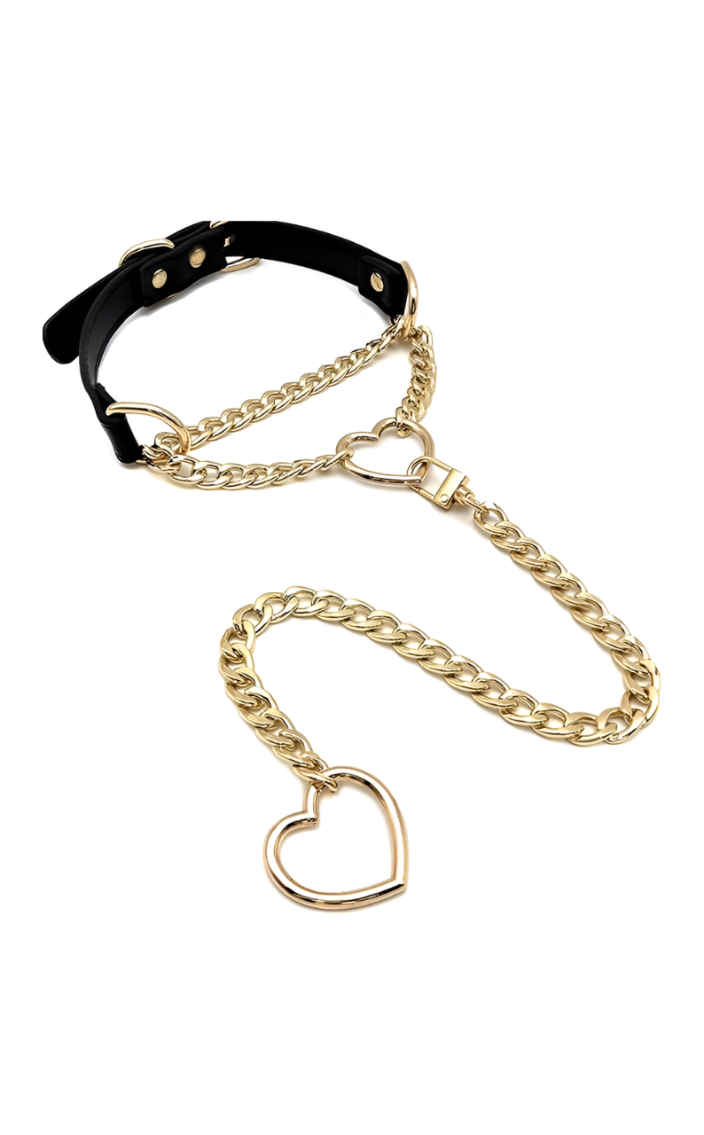 DolceCatene™ - Collar de Cuero con Cierre Giratorio