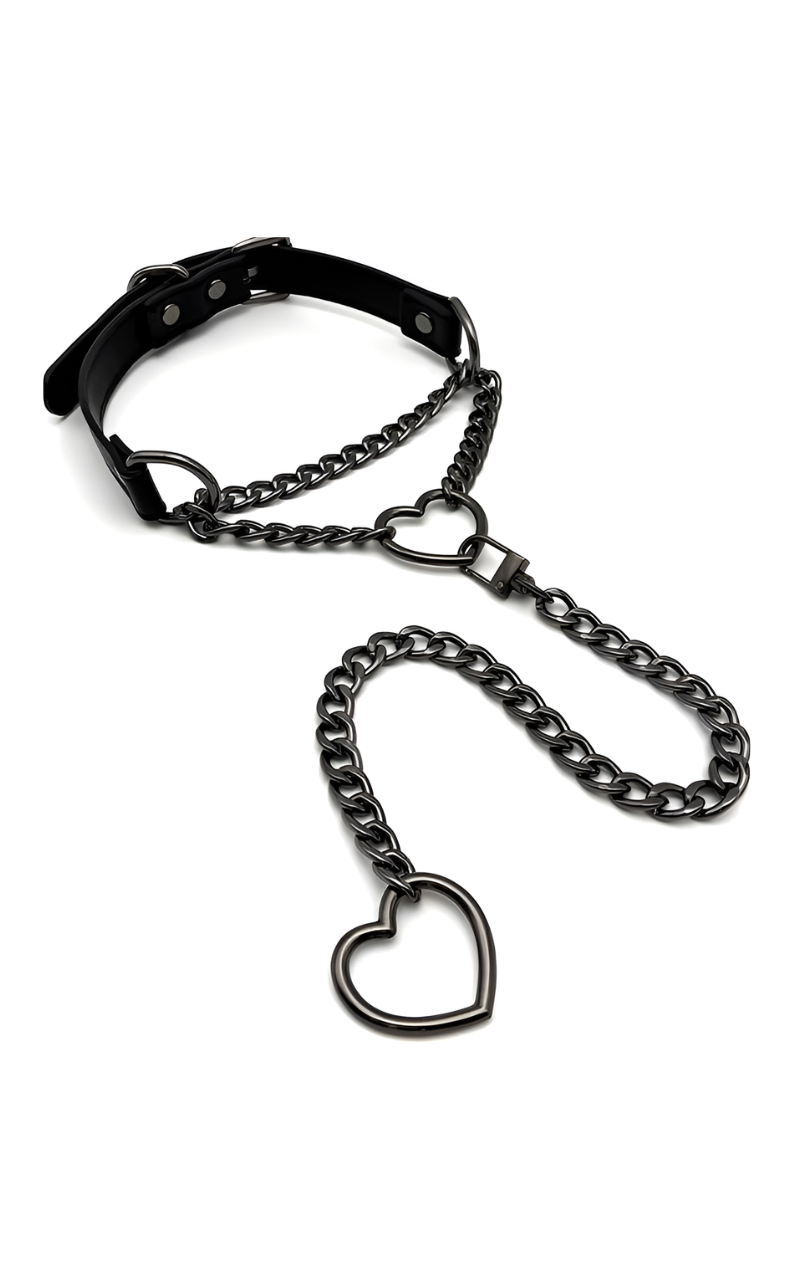DolceCatene™ - Collar de Cuero con Cierre Giratorio
