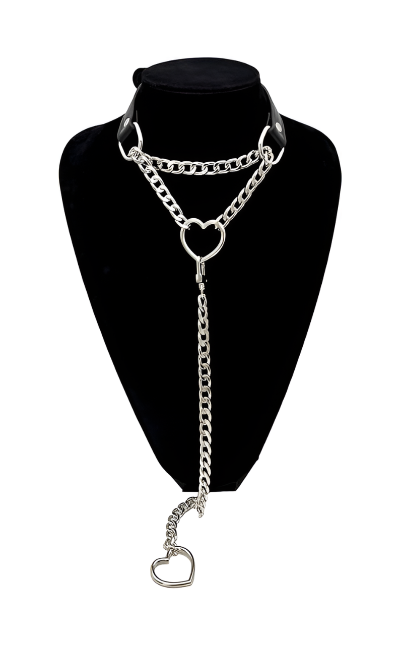 DolceCatene™ - Collar de Cuero con Cierre Giratorio