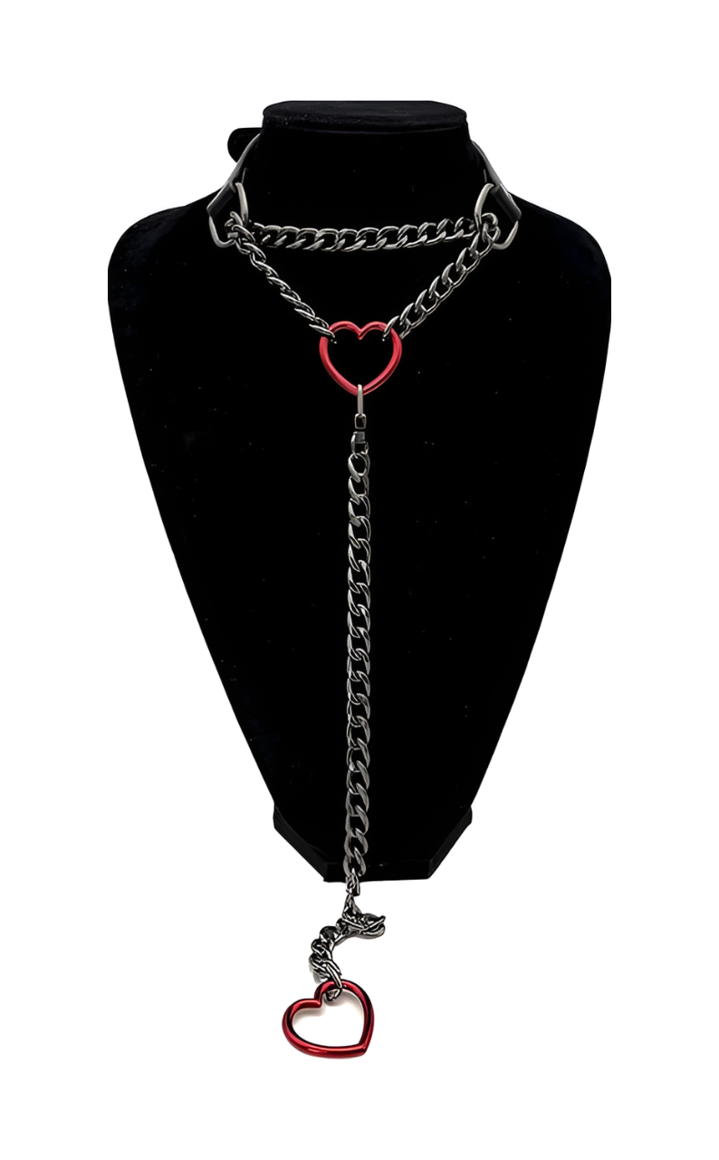 DolceCatene™ - Collar de Cuero con Cierre Giratorio