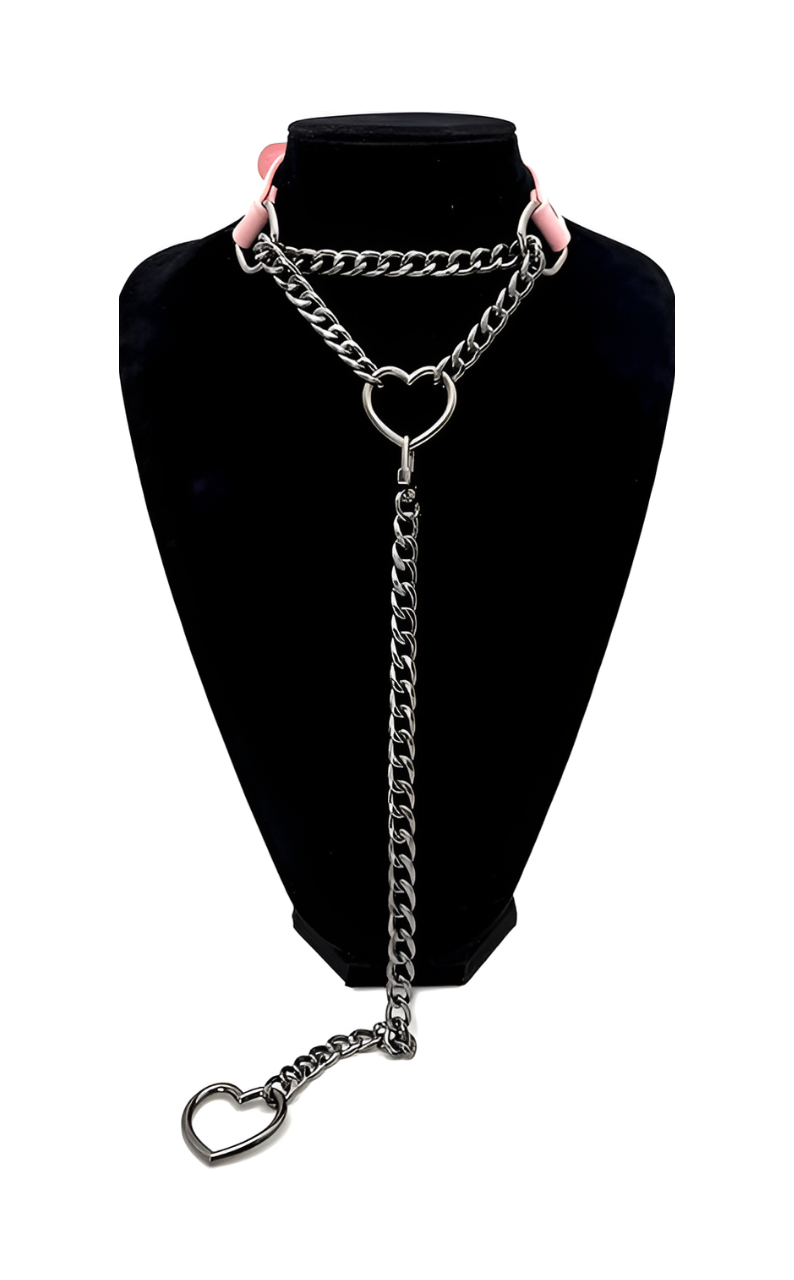 DolceCatene™ - Collar de Cuero con Cierre Giratorio