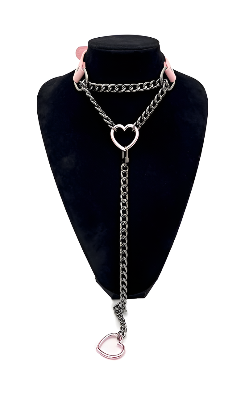 DolceCatene™ - Collar de Cuero con Cierre Giratorio