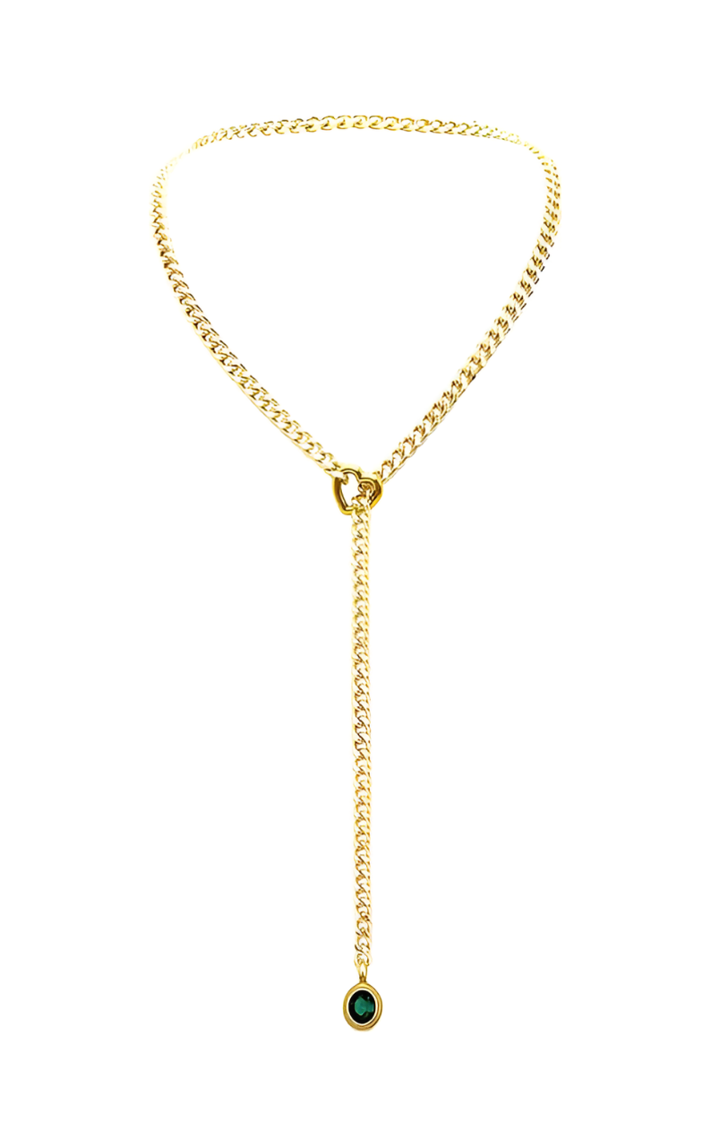 DolceCatene™ - Gargantilla de Cadena con Encanto de Cristal