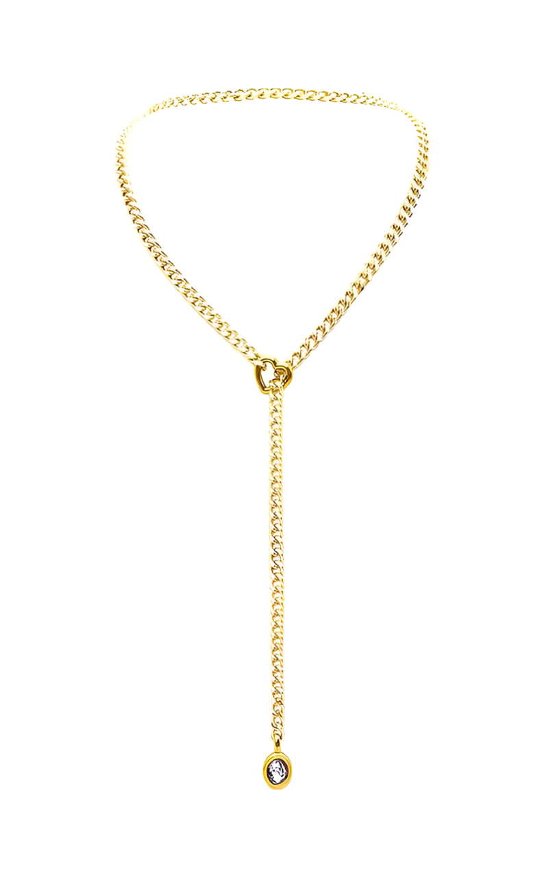 DolceCatene™ - Gargantilla de Cadena con Encanto de Cristal