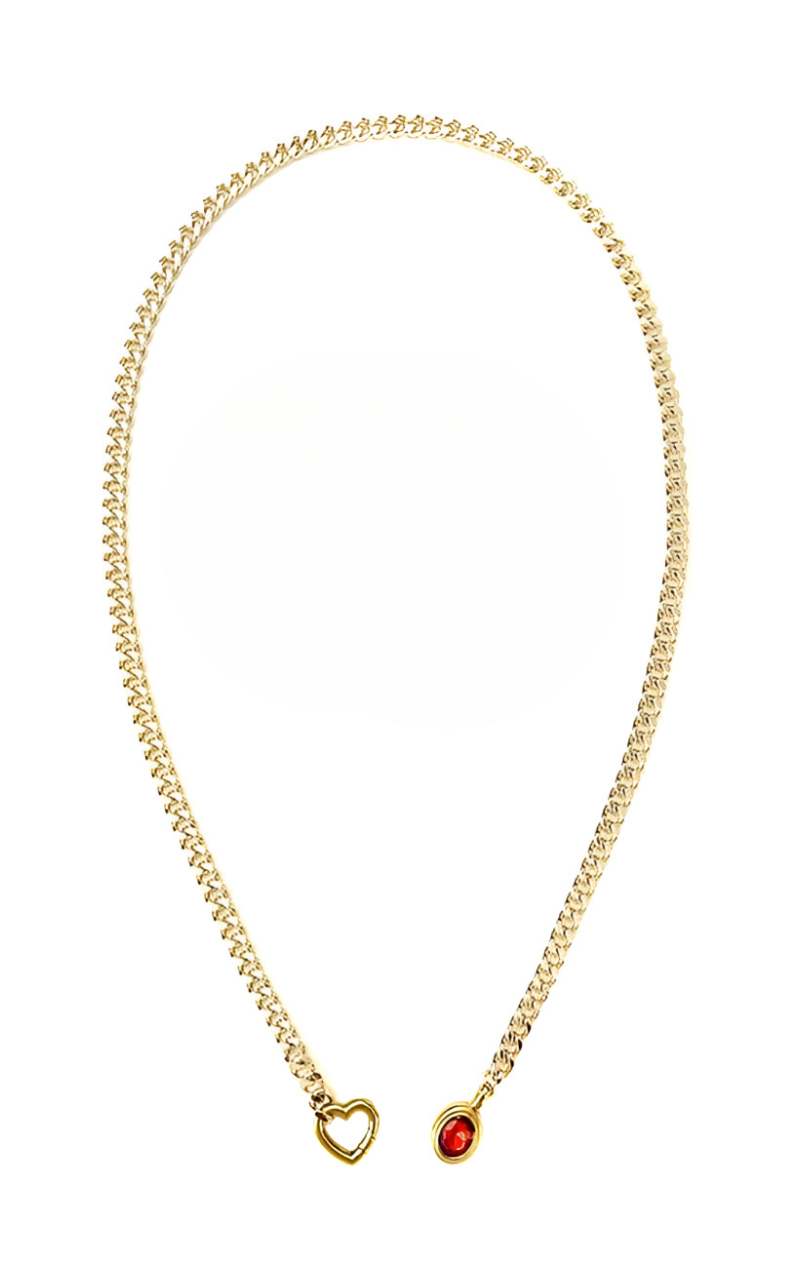 DolceCatene™ - Gargantilla de Cadena con Encanto de Cristal