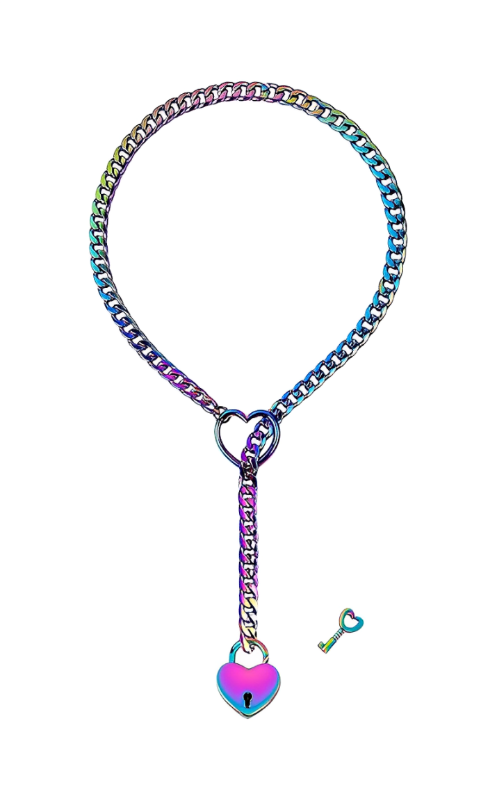 DolceCatene™ - Cadena deslizante con candado y llave