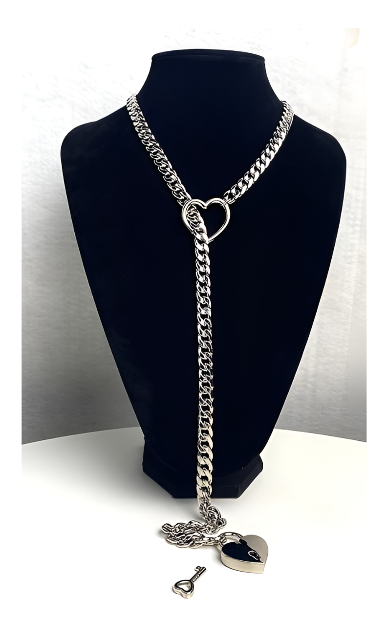 DolceCatene™ - Cadena deslizante con candado y llave