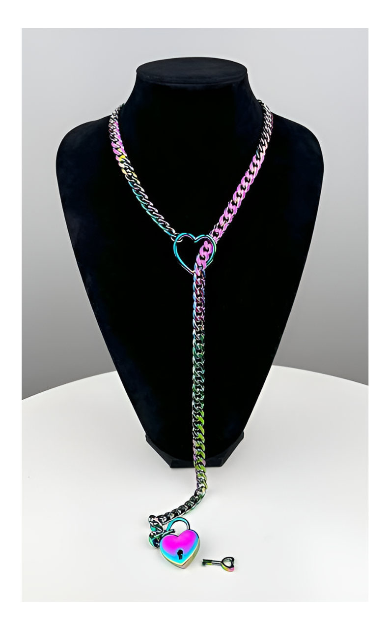 DolceCatene™ - Cadena deslizante con candado y llave