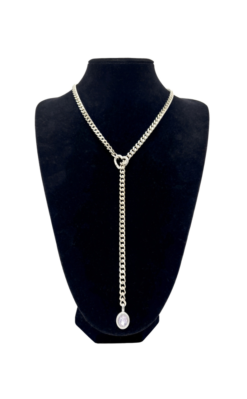 DolceCatene™ - Gargantilla de Cadena con Encanto de Cristal