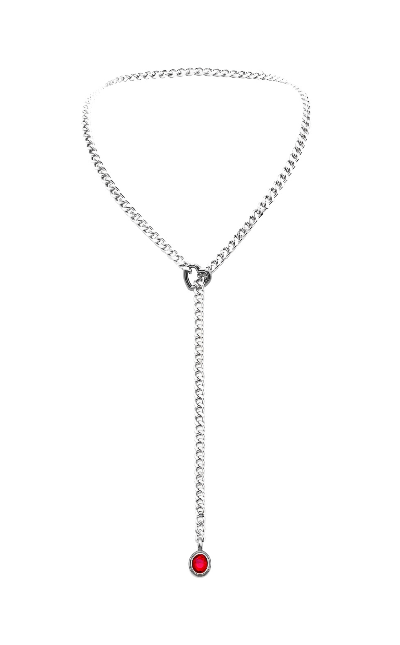 DolceCatene™ - Gargantilla de Cadena con Encanto de Cristal