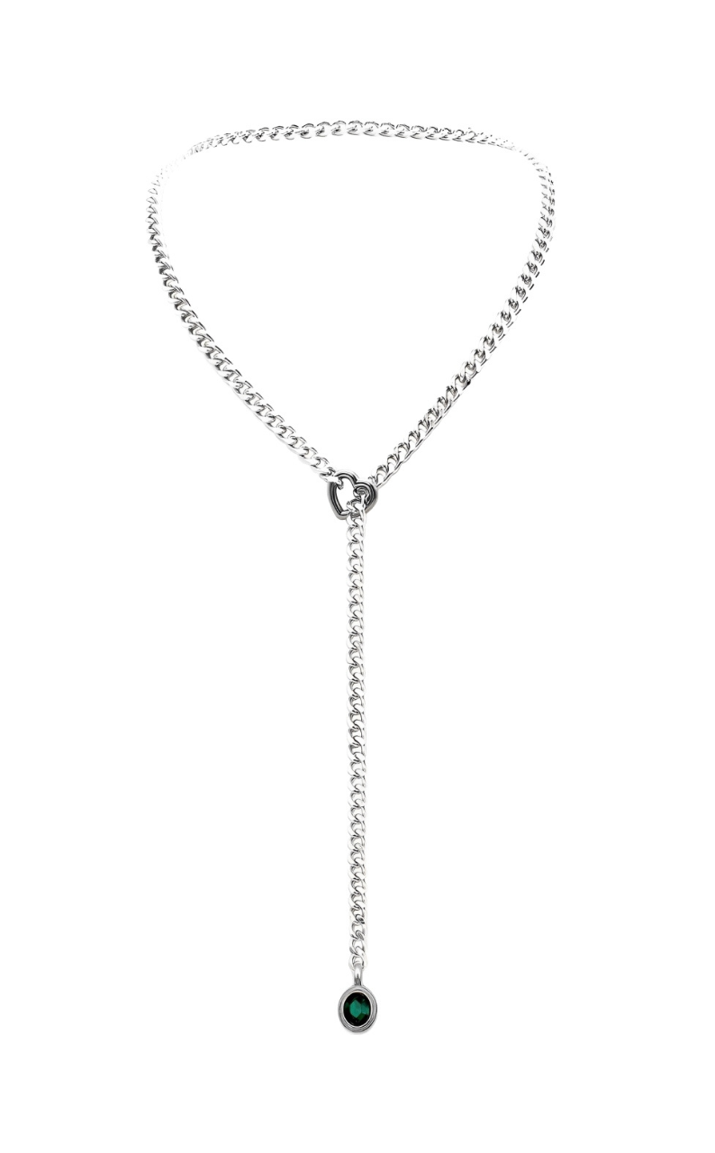 DolceCatene™ - Gargantilla de Cadena con Encanto de Cristal