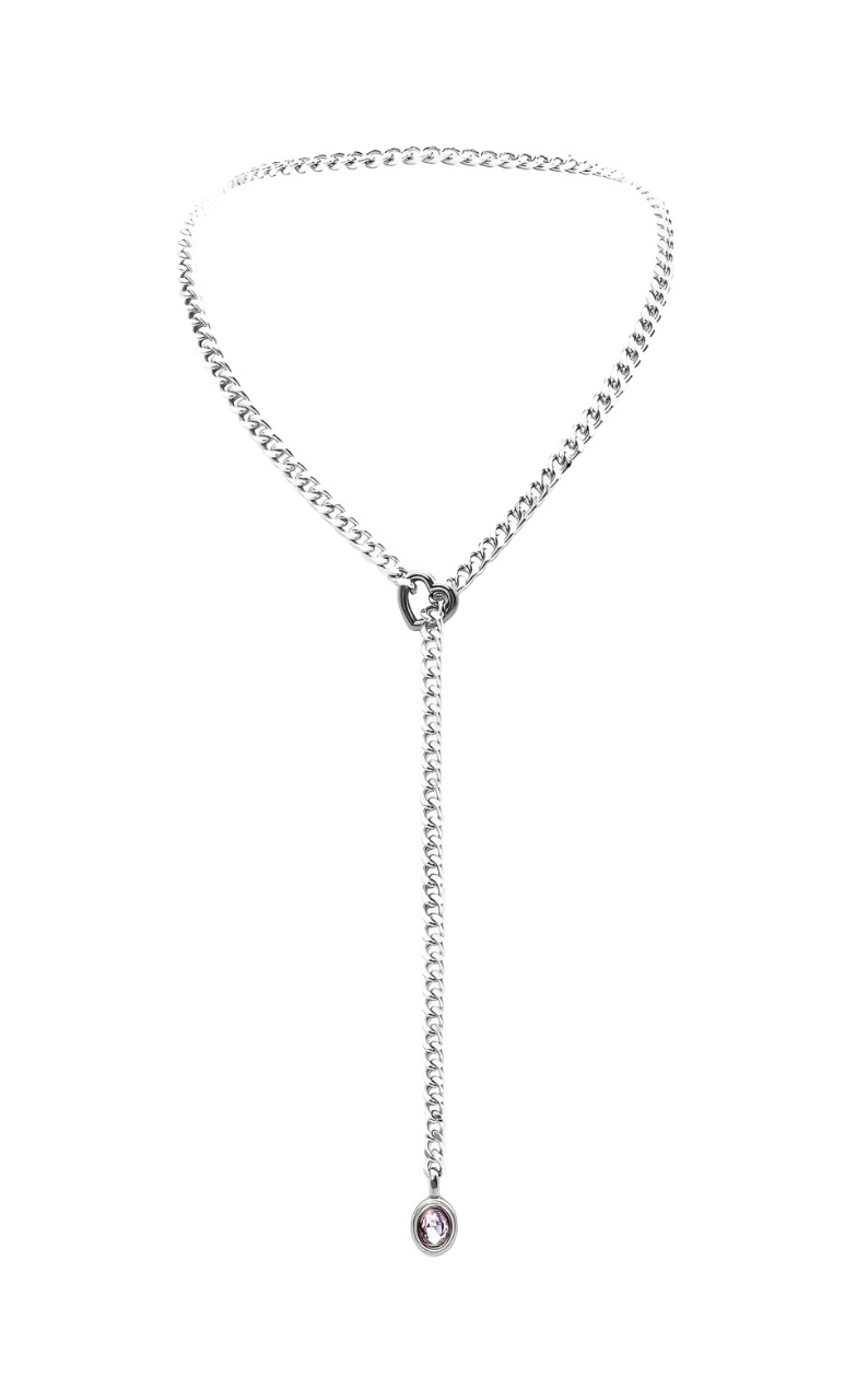 DolceCatene™ - Gargantilla de Cadena con Encanto de Cristal