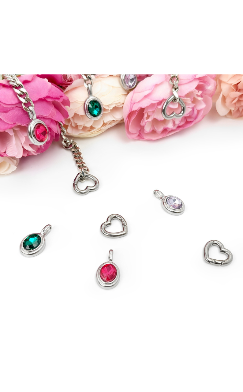 DolceCatene™ - Gargantilla de Cadena con Encanto de Cristal
