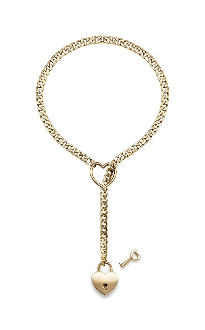 DolceCatene™ - Cadena deslizante con candado y llave