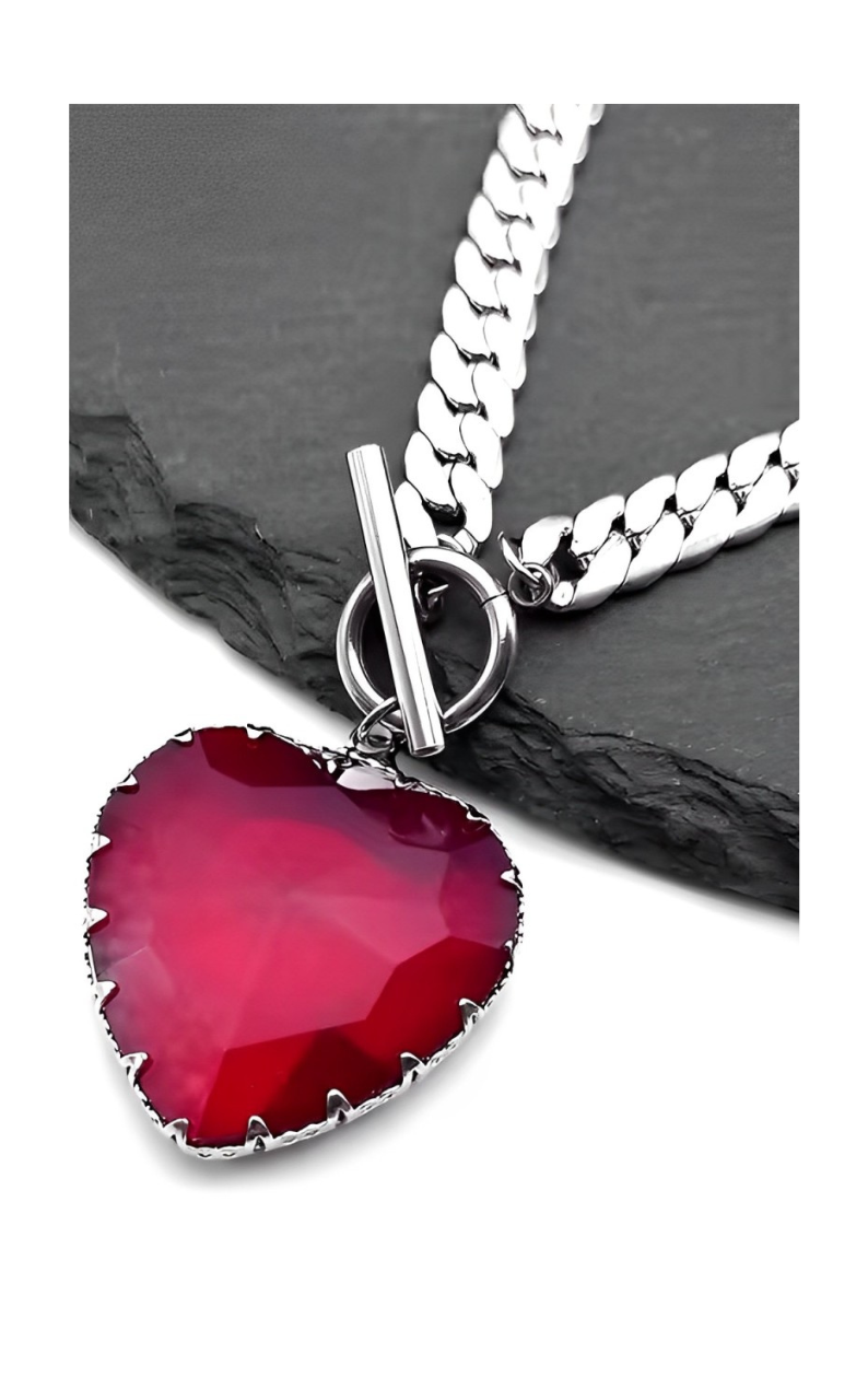 DolceCatene™ - Choker de Cristal en Forma de Corazón