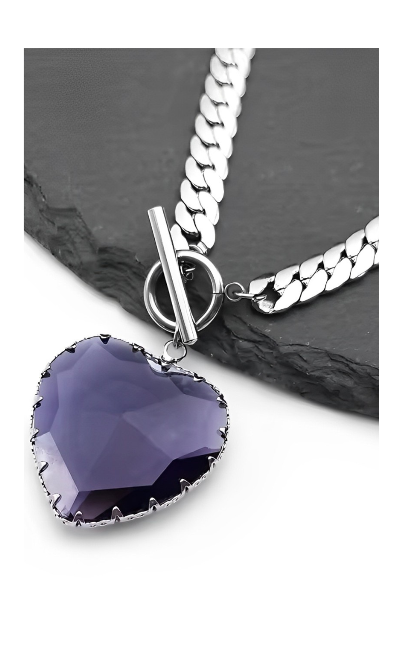 DolceCatene™ - Choker de Cristal en Forma de Corazón