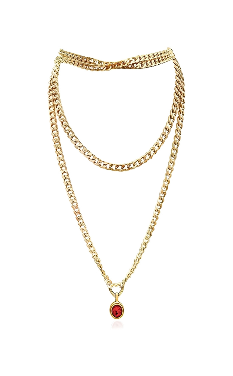DolceCatene™ - Gargantilla de Bucle con Encanto de Cristal