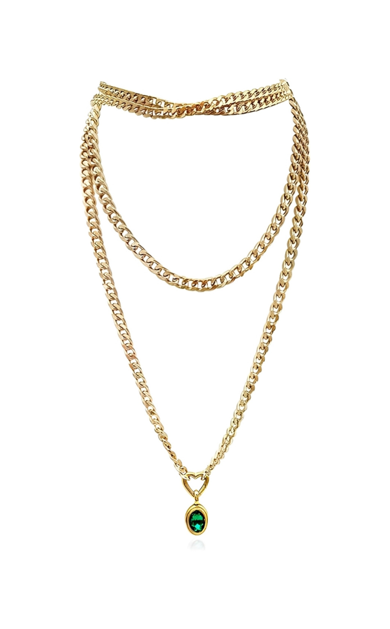 DolceCatene™ - Gargantilla de Bucle con Encanto de Cristal