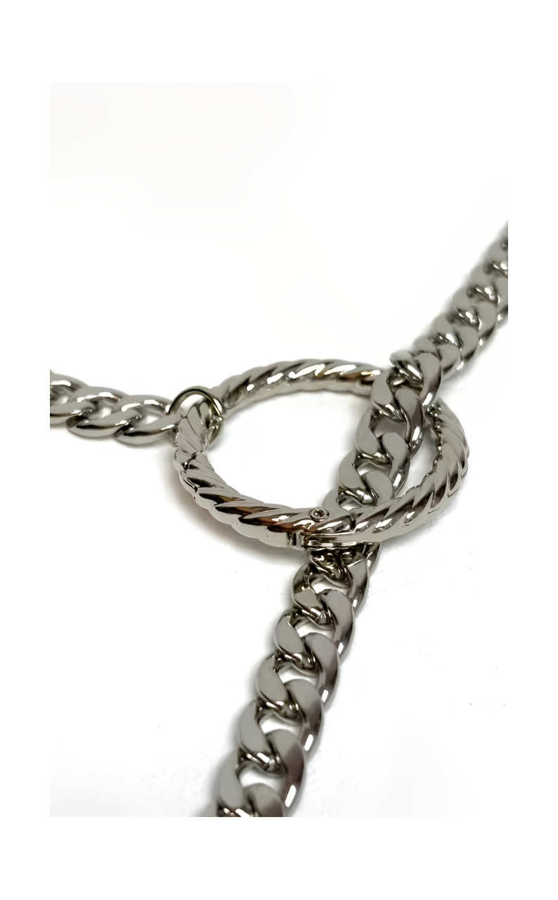 DolceCatene™ - Cadena deslizante con candado y llave de cristal