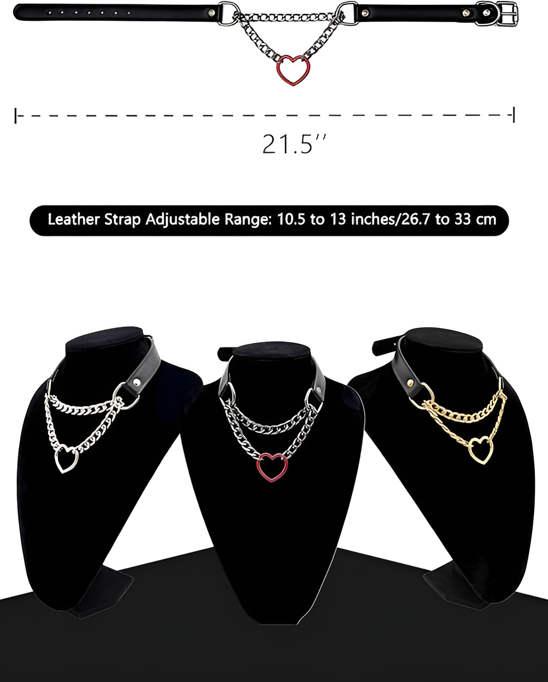 DolceCatene™ - Collar de Cuero con Cierre Giratorio