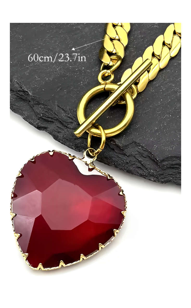 DolceCatene™ - Choker de Cristal en Forma de Corazón