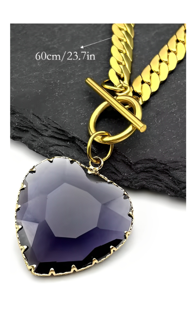 DolceCatene™ - Choker de Cristal en Forma de Corazón