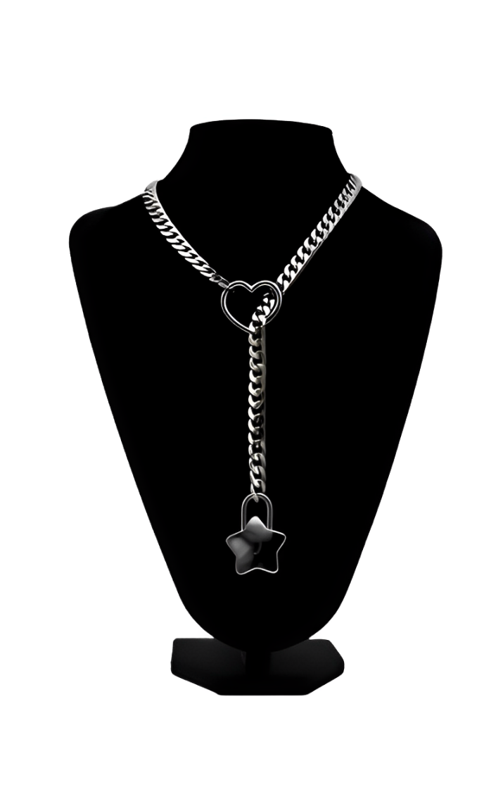 DolceCatene™ - Candado y Llave en Forma de Corazón y Estrella