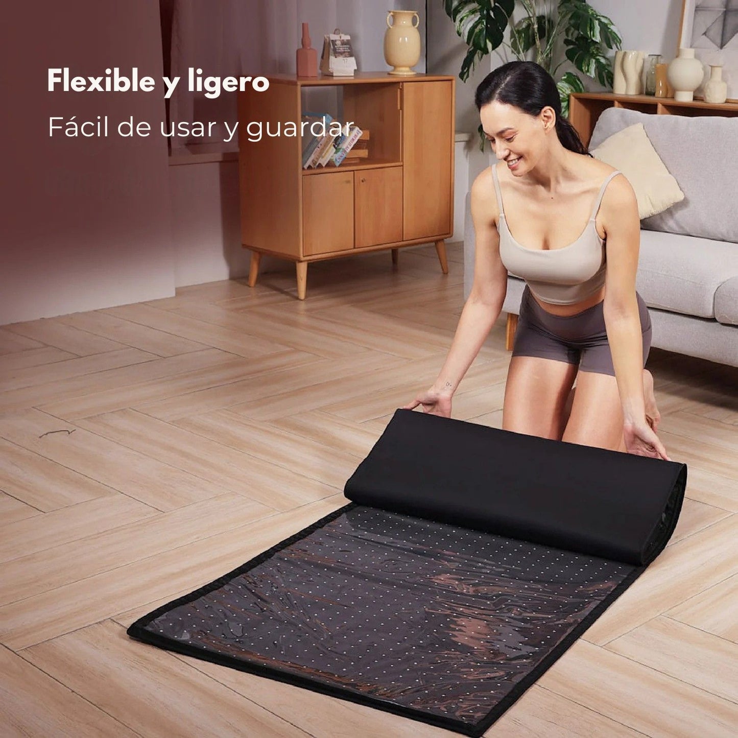 Podloga za terapijo z rdečo svetlobo