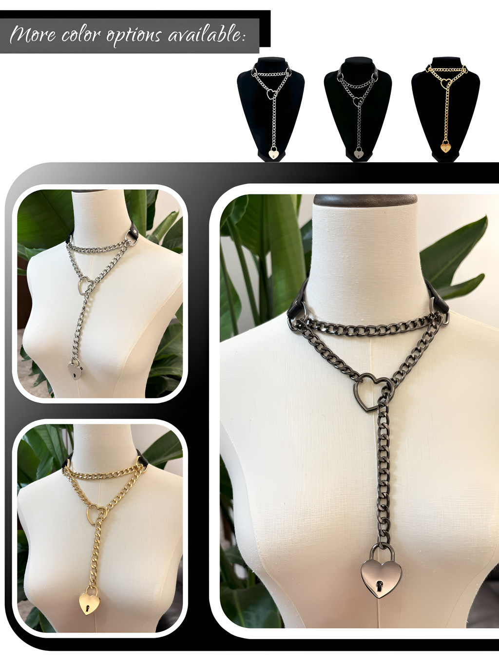 DolceCatene™ - Collar de Cuero con Candado y Llave