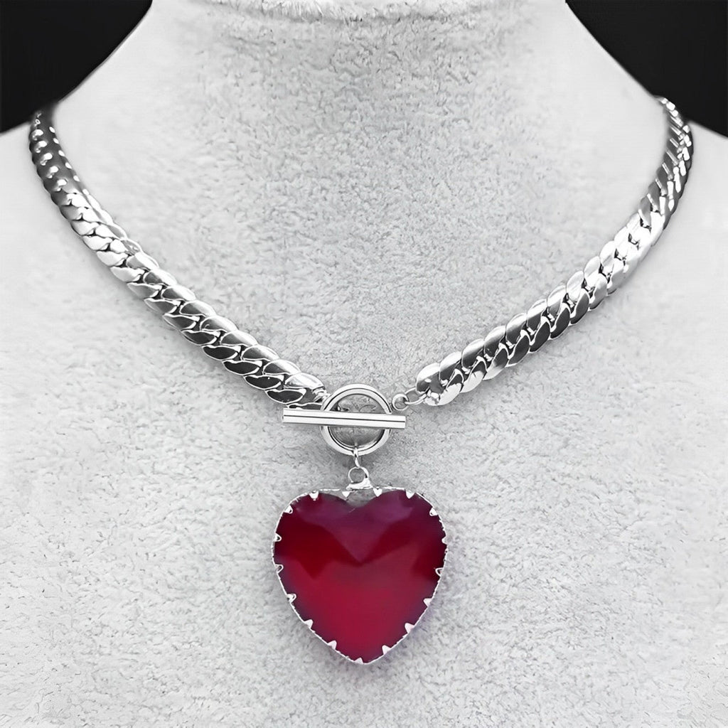 DolceCatene™ - Choker de Cristal en Forma de Corazón