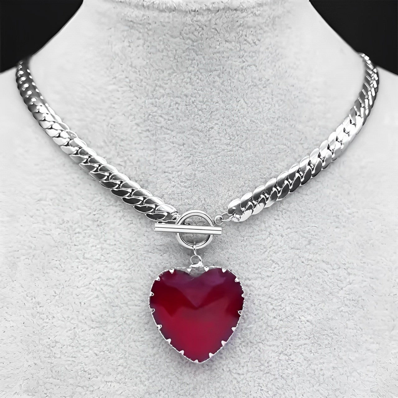 DolceCatene™ - Choker de Cristal en Forma de Corazón