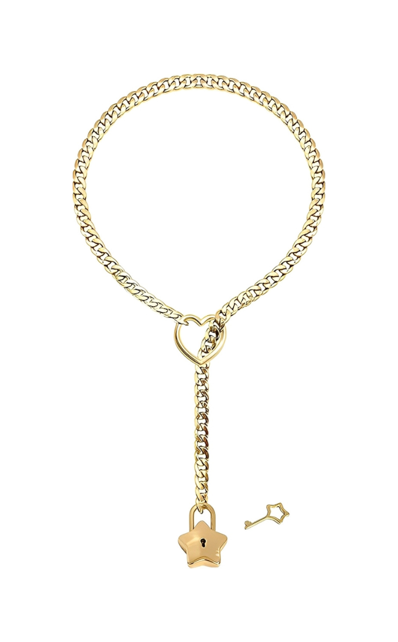 DolceCatene™ - Candado y Llave en Forma de Corazón y Estrella