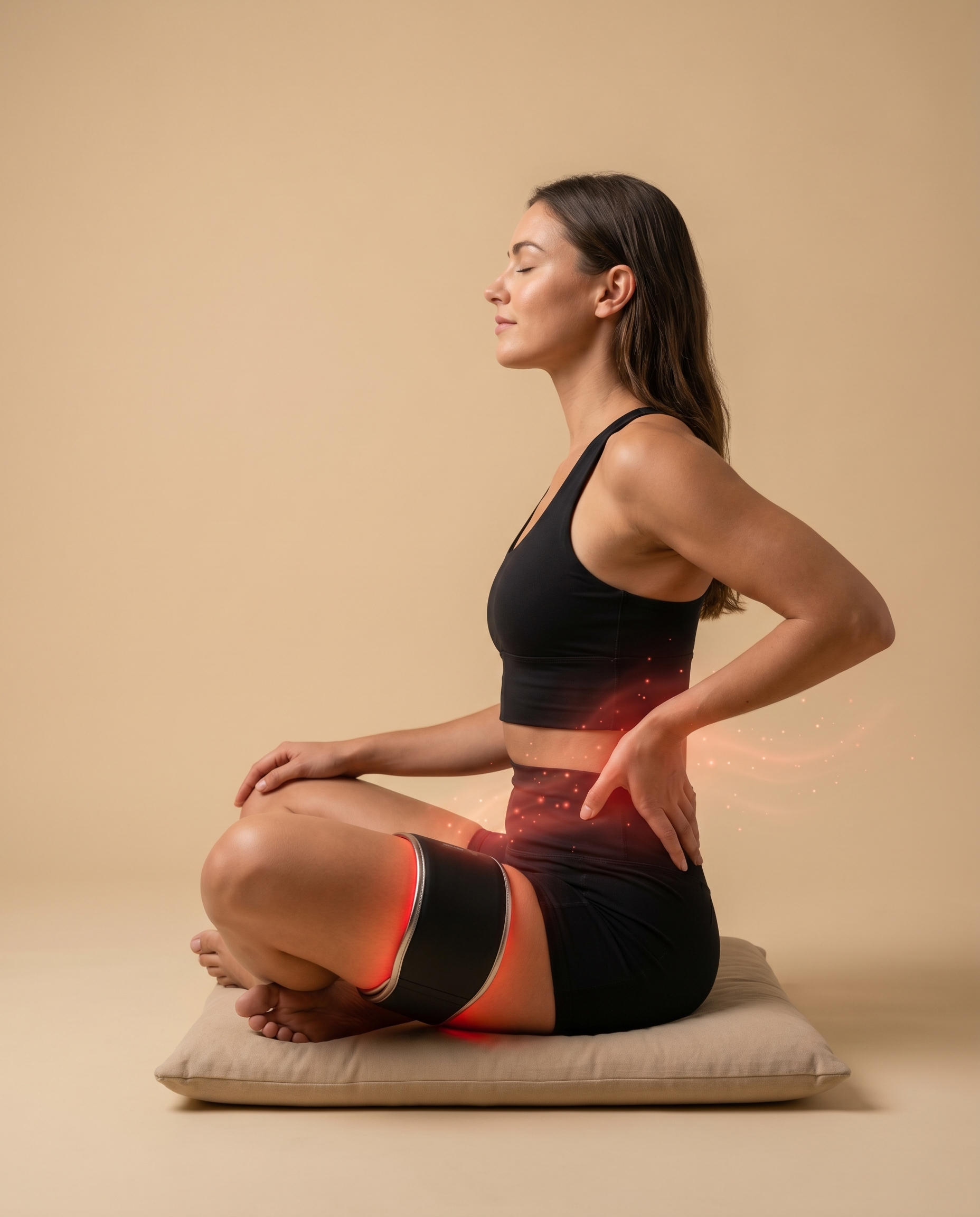 DolceBand V2 supporting lower-back relief ritual