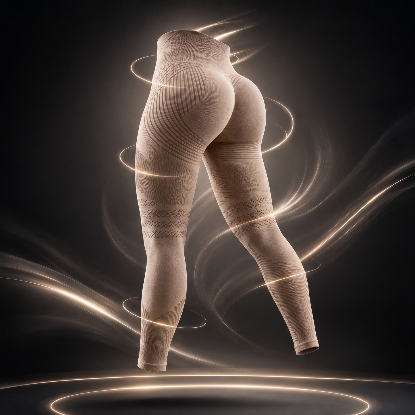 Leggings 3D Dolce Catene - Beige